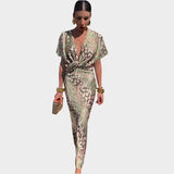 Φόρεμα με Λαμπερή Υφή