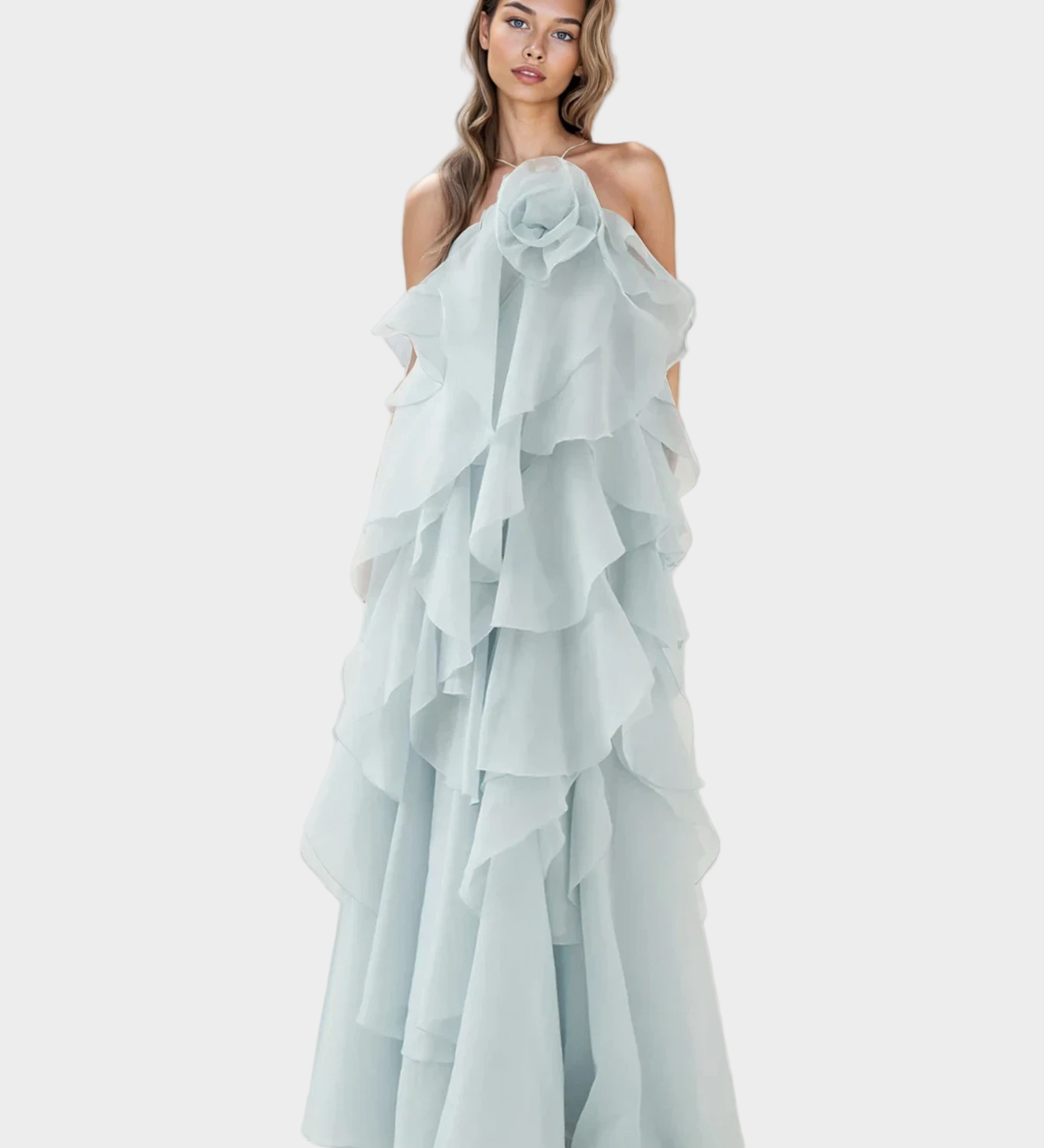 Μάξι Φόρεμα με Ρομαντική Αίσθηση και Αριστοκρατικό Στυλ