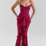 Έλμα | Φόρεμα με Σουρωτά Βολάν