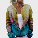 Κομψό Πλεκτό Γιλέκο με Σχέδιο