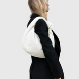 Sage Μεσαία Τσάντα Ώμου Υφασμάτινη