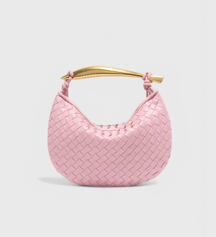Τσάντα Gerda Bolso Woven με Χρυσή Λαβή