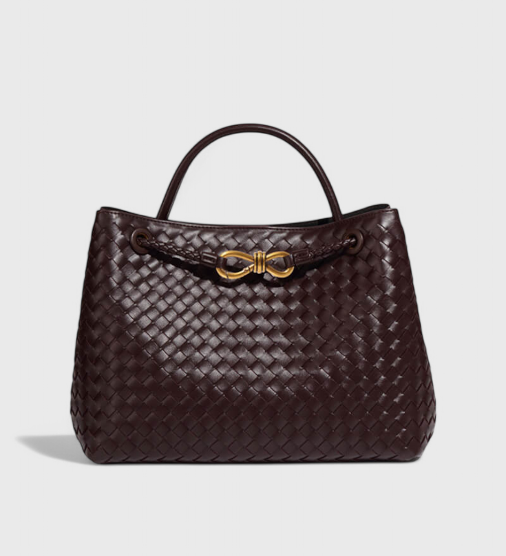 Τσάντα Ημέρας Πλεκτή Ινδigo