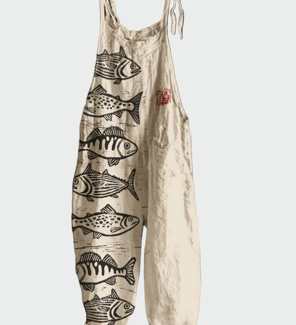 Ρετρό λουλουδάτη ολόσωμη φόρμα