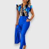 Σετ Δύο Τεμαχίων με μοντέρνο λεοπάρ σχέδιο