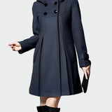 Παλτό με Κουκούλα και Γιακά