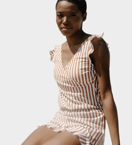 Μαγιό με Βολάν και Στήριξη Στήθους