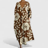 Λαμπερό Φόρεμα με V-Λαιμό