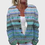 Πλεκτό Γιλέκο με Σχέδιο