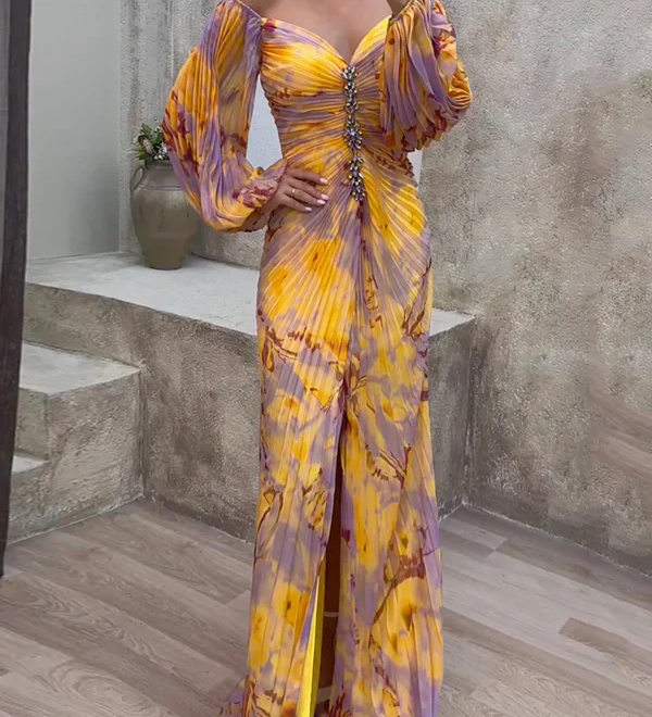 Andreea – Κομψό φόρεμα με V-ντεκολτέ