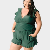 Μαγιό με Βολάν και Στήριξη Στήθους