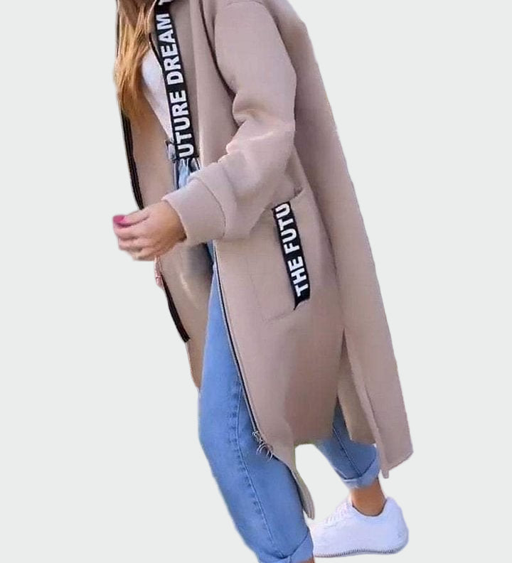 Μακρύ Παλτό με Κουκούλα