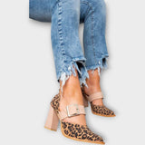 Σανδάλια λιοντάρι με σταθερό τακούνι