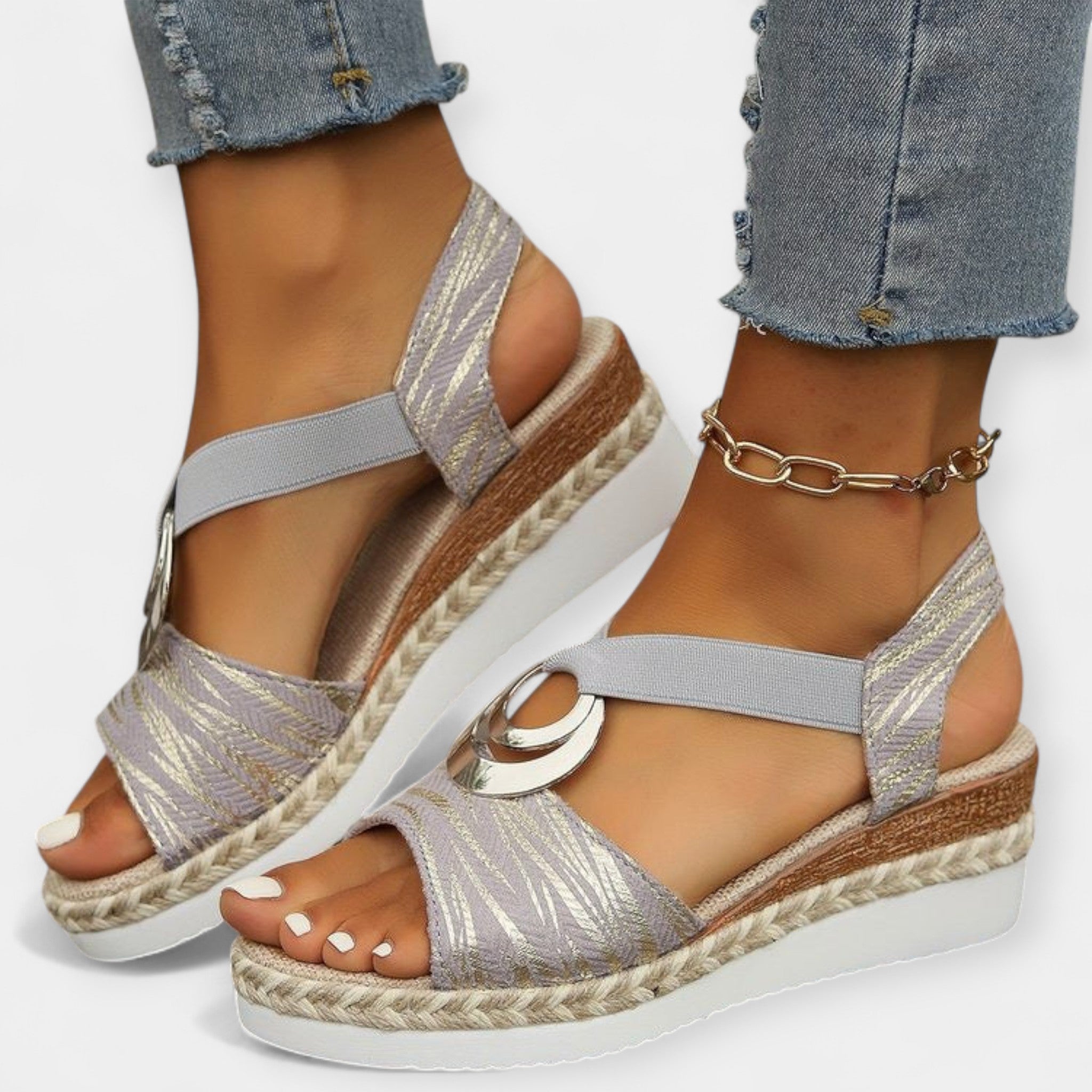 Ρωμαϊκά Σανδάλια με Πλέξη