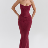 Σεραφίνα | Κόκκινος δαντελένιος κορσές