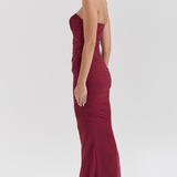 Σεραφίνα | Κόκκινος δαντελένιος κορσές