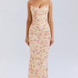 Σεραφίνα | Κόκκινος δαντελένιος κορσές