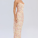 Σεραφίνα | Κόκκινος δαντελένιος κορσές