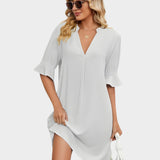 Άνετο Πλισέ Φόρεμα