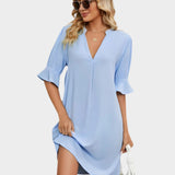 Άνετο Πλισέ Φόρεμα