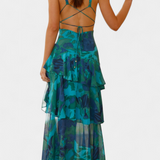 Domenica | Φόρεμα από σιφόν με V λαιμόκοψη