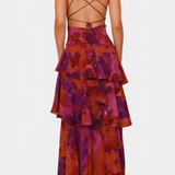 Domenica | Φόρεμα από σιφόν με V λαιμόκοψη