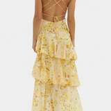 Domenica | Φόρεμα από σιφόν με V λαιμόκοψη