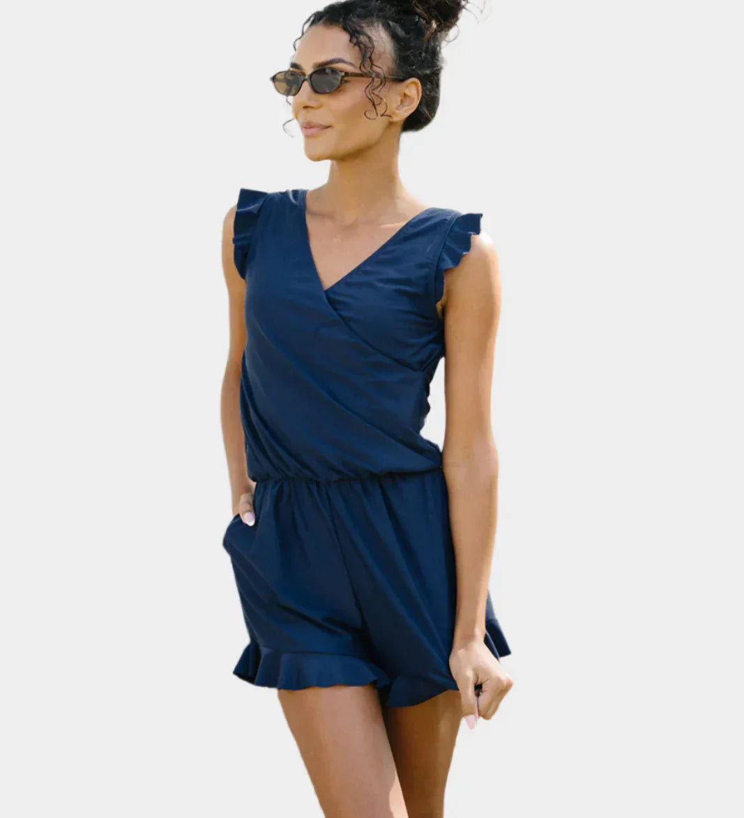 Μαγιό με Βολάν και Στήριξη Στήθους