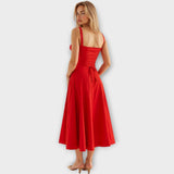 Μίντι Φόρεμα με Κορσέ