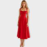 Μίντι Φόρεμα με Κορσέ