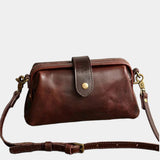 Ιβυ - Μίνι Δερμάτινη Τσάντα Χιαστί