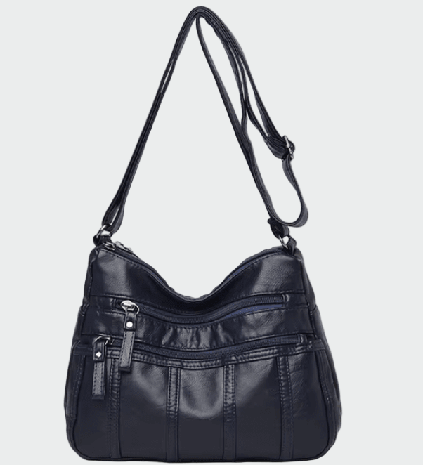 Μαλακή δερμάτινη τσάντα ώμου